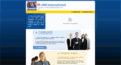 Desktop Screenshot of itlinkinternational.com