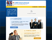 Tablet Screenshot of itlinkinternational.com